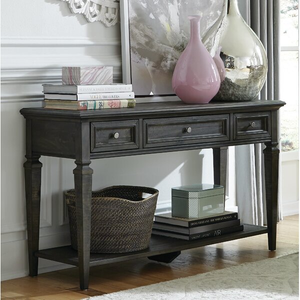 August Grove Black Console Tables