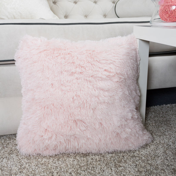 Pink Fluffy Pillow Wayfair
