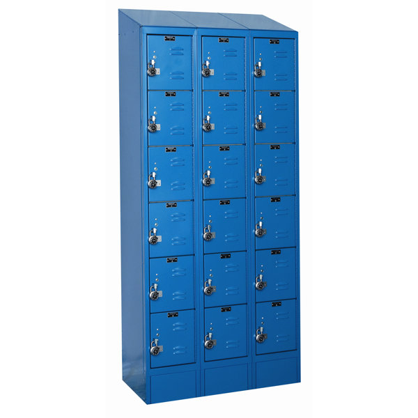 ReadyBuilt II 6 Tier 3 Wide Employee Locker by Hallowell