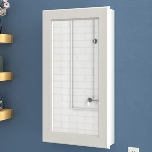 White 16 Inch Medicine Cabinet Wayfair Cates 16 X 30 Surface Mount Medicine Cabinet