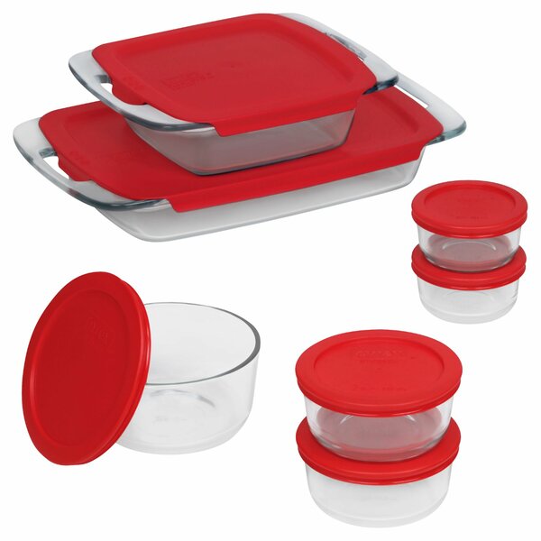 Easy Grab 14 Piece Bakeware and Food Storage Set by Pyrex