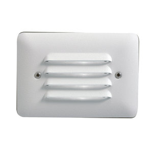 Best Louvered 1-Light Step Light By Kichler Outdoor Lighting Louvered 1-Light Step Light By Kichler Outdoor Lighting