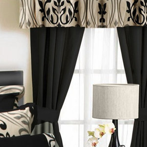 Penryn 6 Piece Solid Semi-Sheer Rod Pocket Curtain Panels