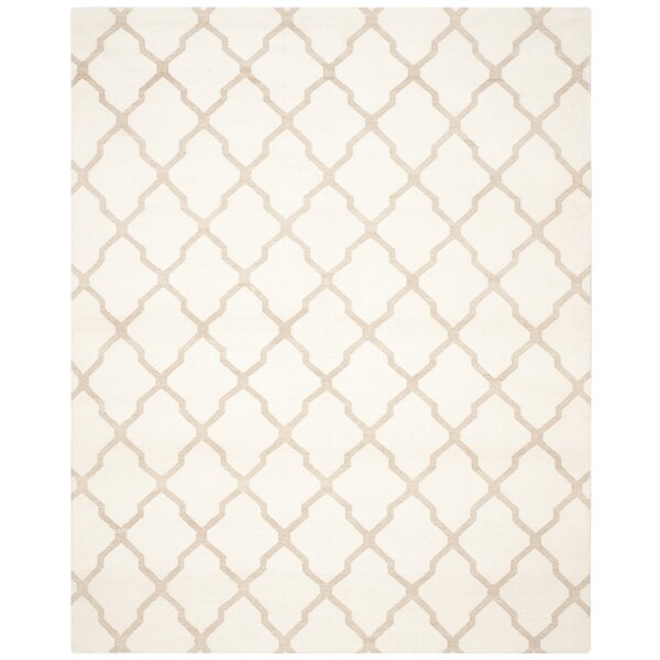Dhurries Ivory/Camel Area Rug by Safavieh