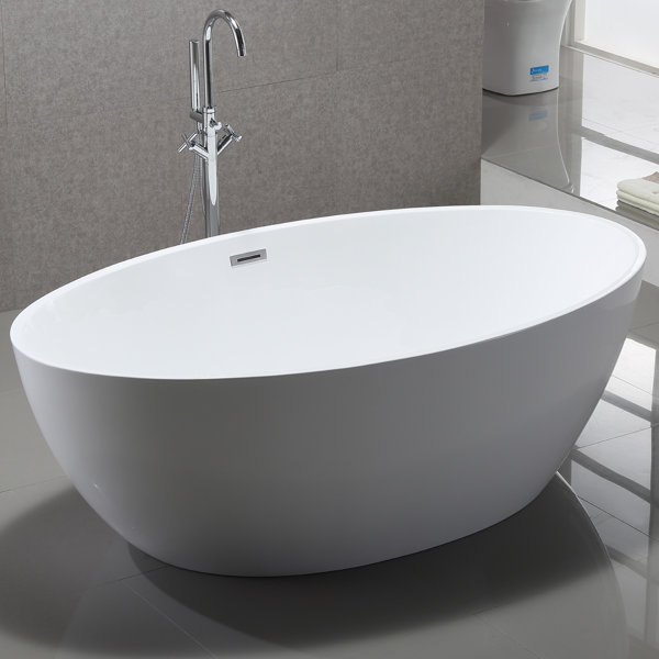 69 x 39 Freestanding Soaking Bathtub by Vanity Art