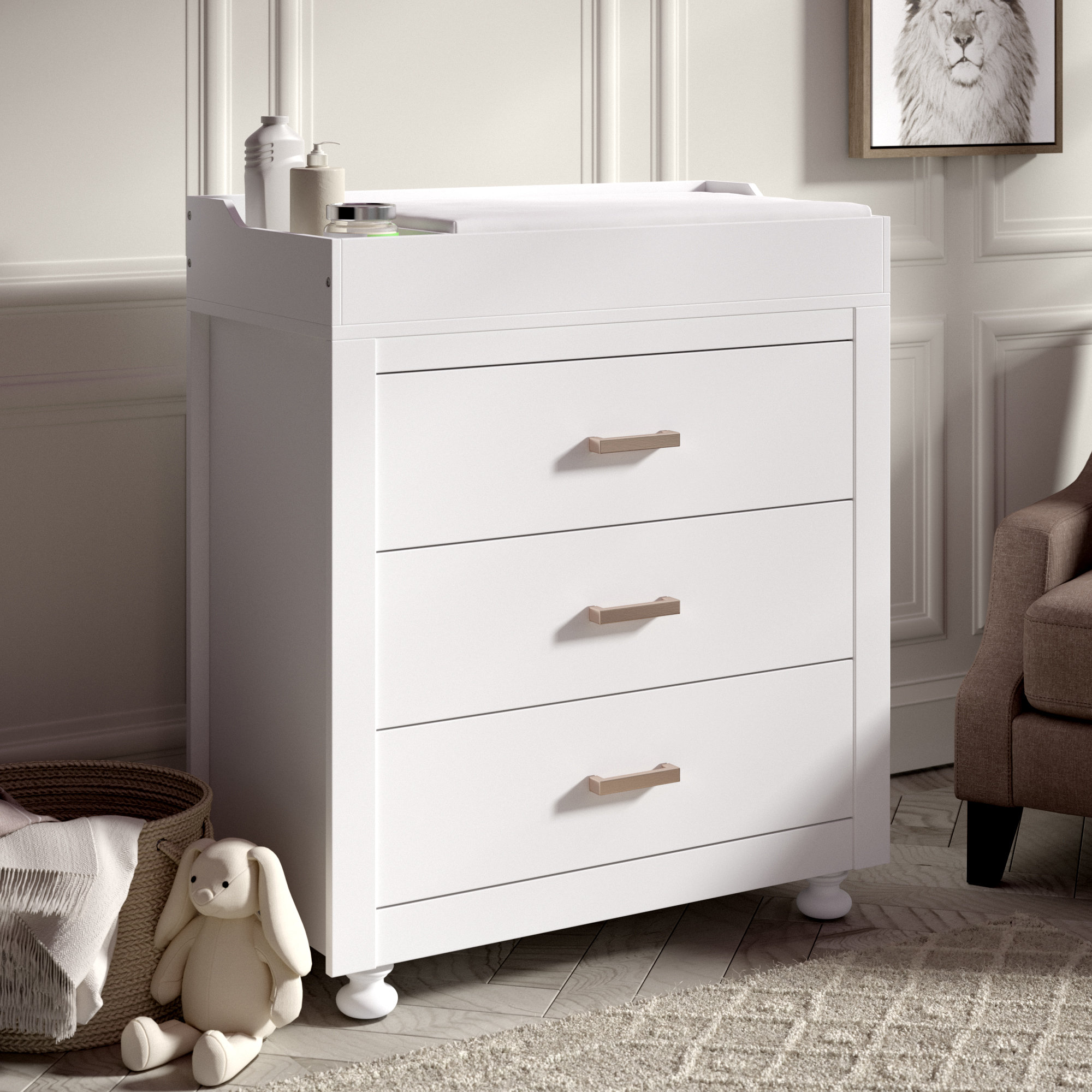 Harriet Bee Onna Changing Table Dresser Reviews Wayfair