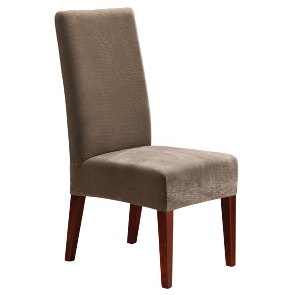 Stretch Pique Short Chair Slipcover by Sure Fit