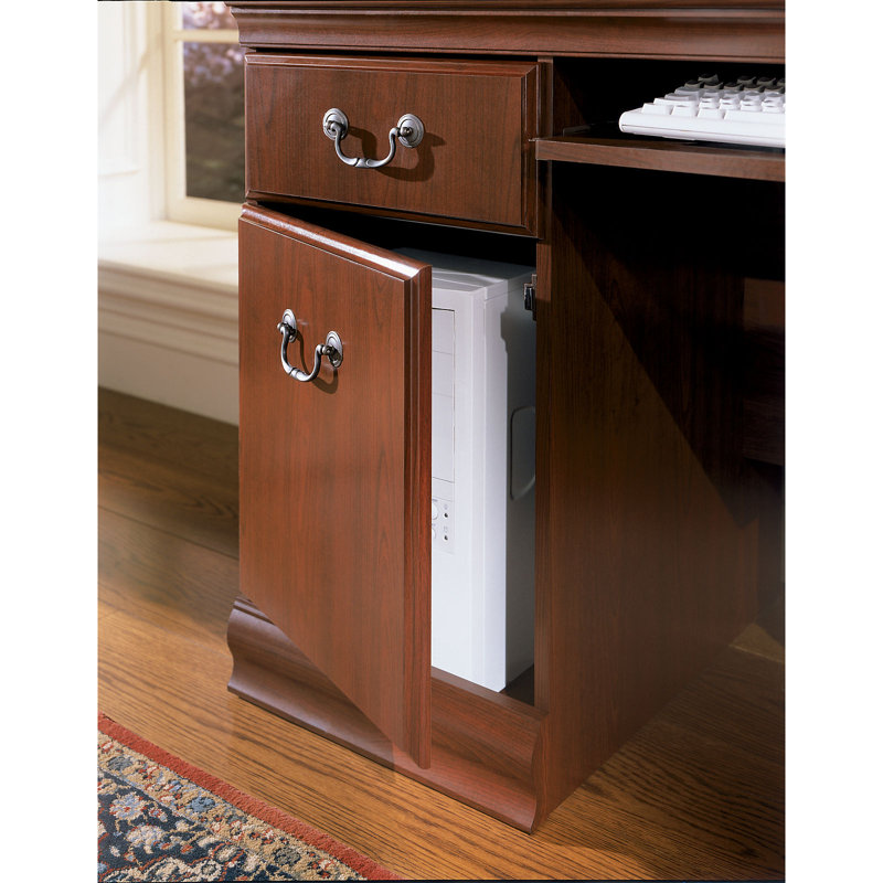 Astoria Grand Vittoria Computer Desk with Hutch & Reviews Wayfair