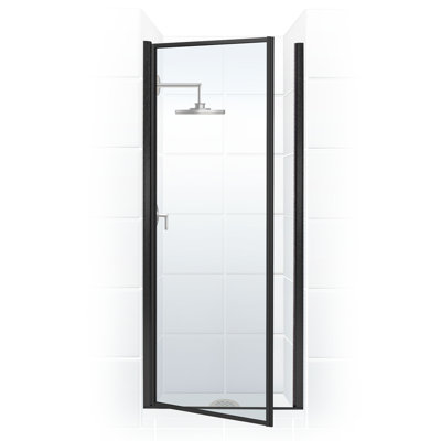 Find the Perfect Black Framed Shower & Bathtub Doors | Wayfair 8mm thickness glass with silk screen pattern 2.