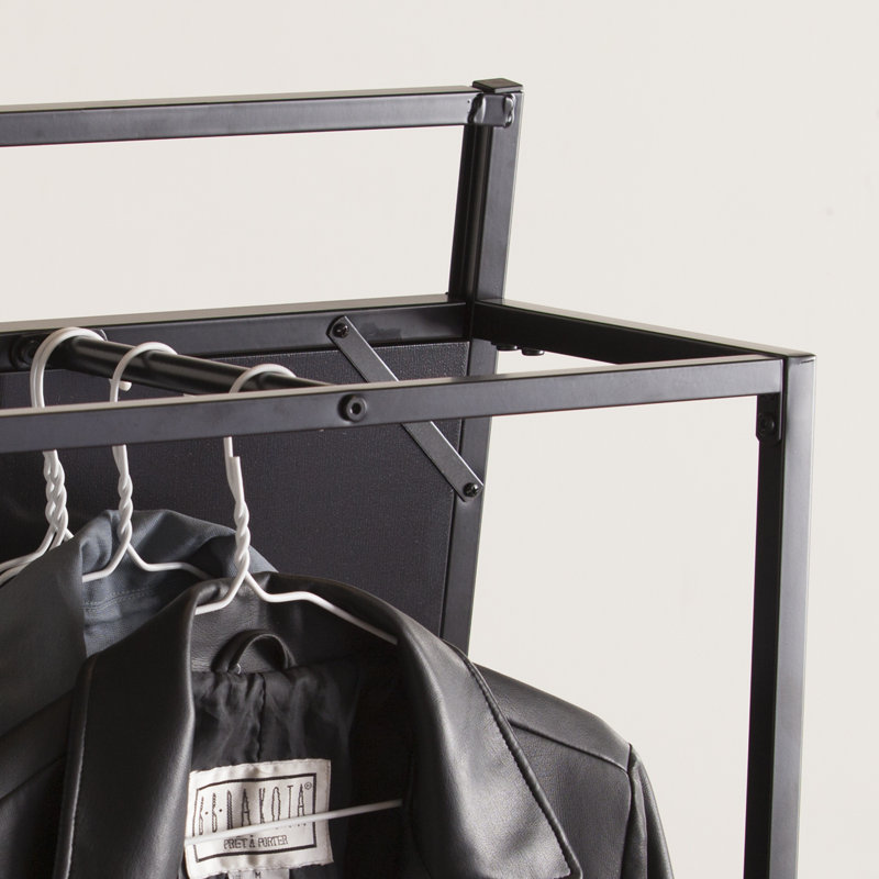 Latitude Run Mirror and Hidden Coat Rack & Reviews Wayfair