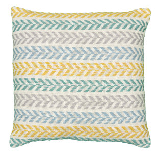 Galilea Chevron Cotton Throw Pillow Galilea Chevron Cotton Throw Pillow