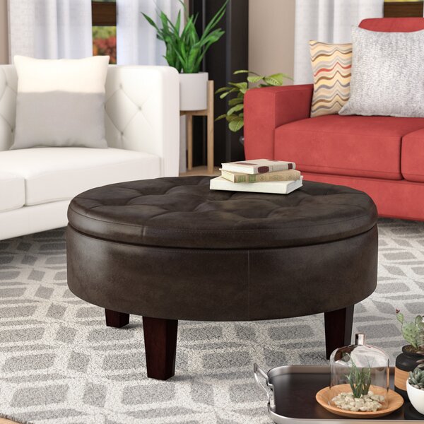 Carmen Tufted Storage Ottoman By Darby Home Co
