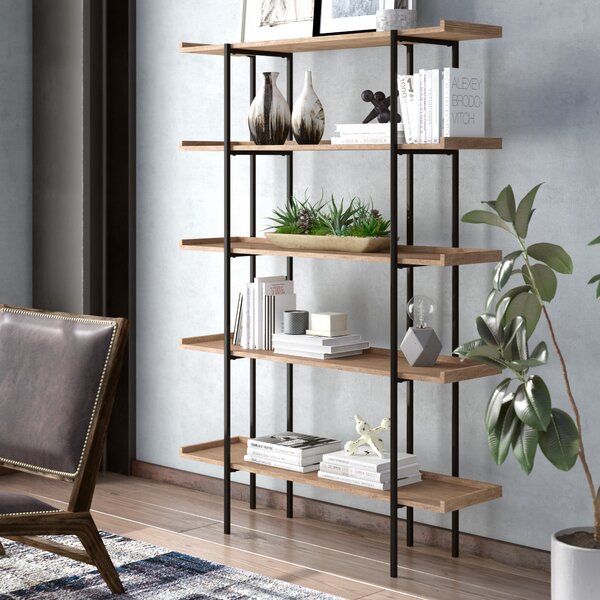 Blonde Etagere Bookcase By 17 Stories