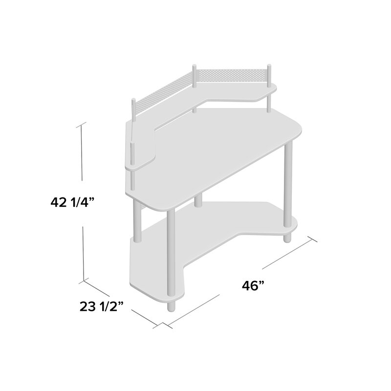 Latitude Run Pewitt Corner Desk Reviews Wayfair