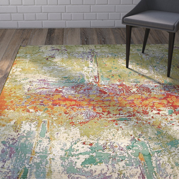 Barone Green Indoor/Outdoor Area Rug by Wade Logan