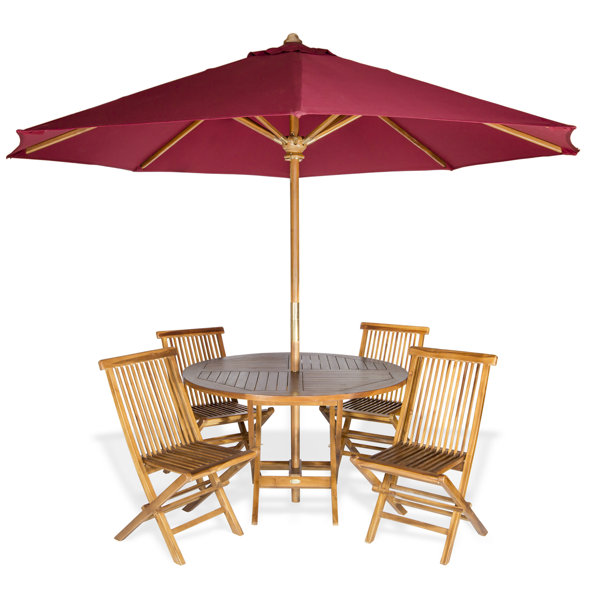 Masonville Teak 6 Piece Dining Set by Longshore Tides
