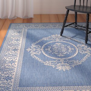 Miley Blue Indoor/Outdoor Area Rug