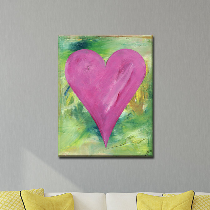 Ebern Designs Los Angeles Wrapped Canvas Acrylic Painting Print Wayfair