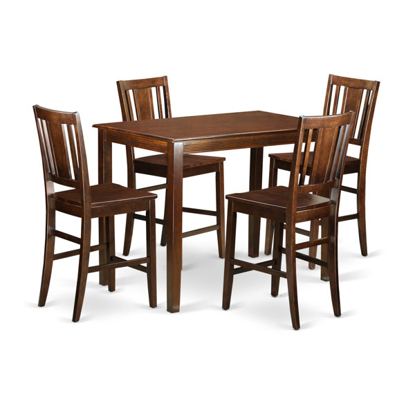 Find Yarmouth 5 Piece Counter Height Pub Table Set By Wooden Importers 2019 Sale