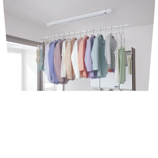 ceiling closet rod