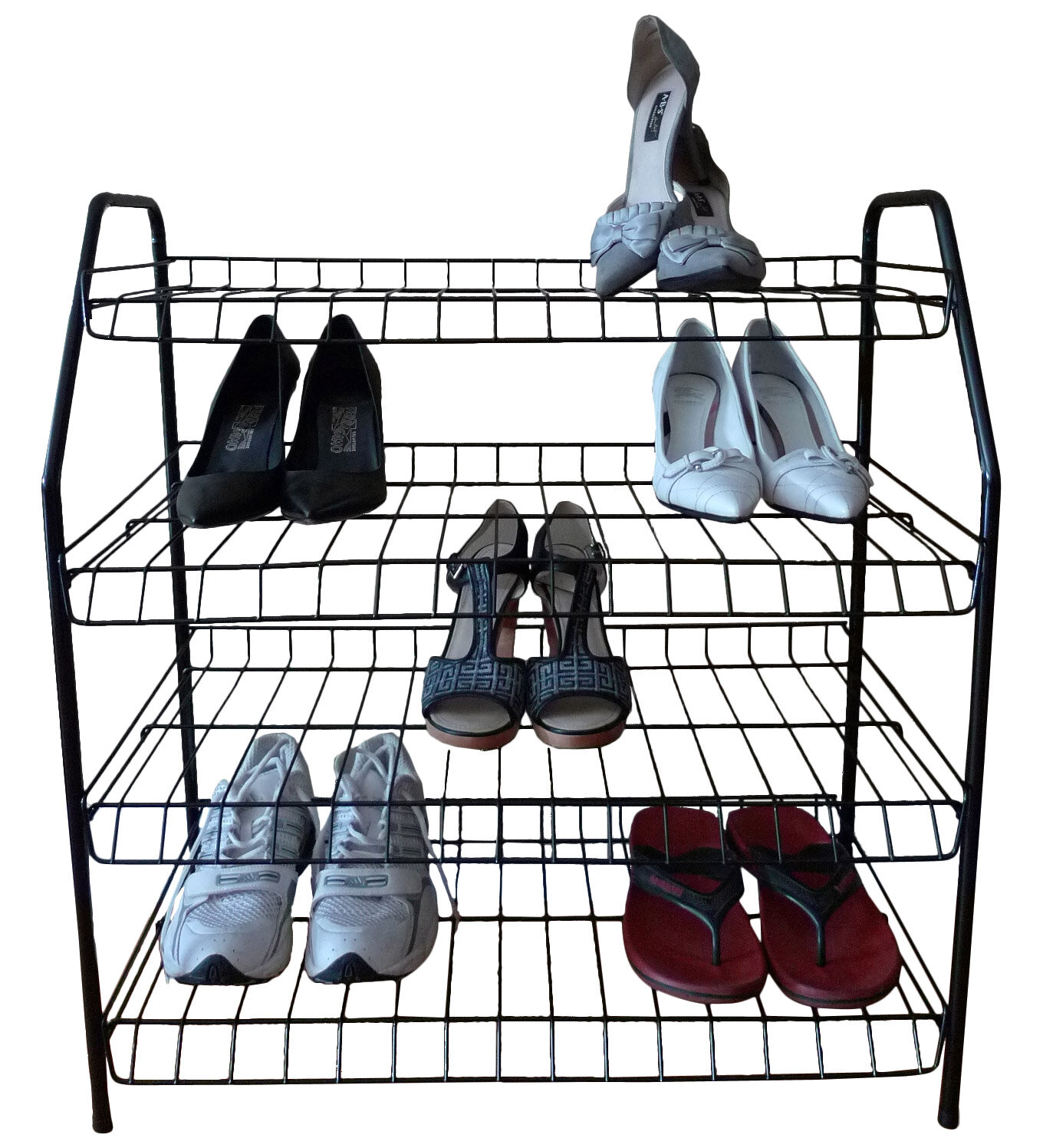 Metaltex Usa Inc Shoe Rack White 18 Pair Sturdy Home Organizate Made In Italy Hombuilt Com