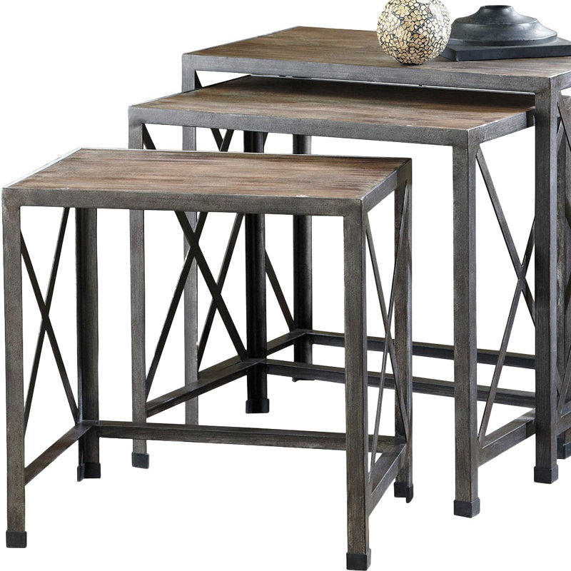 Nesting Tables august grove doreen 3 piece nesting tables & reviews | wayfair Nesting Tables august grove doreen 3 piece nesting tables & reviews | wayfair