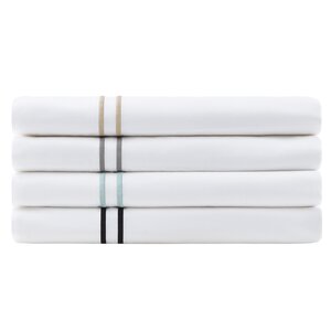 Clare Embroidered 400 Thread Count Cotton Sateen Sheet Set