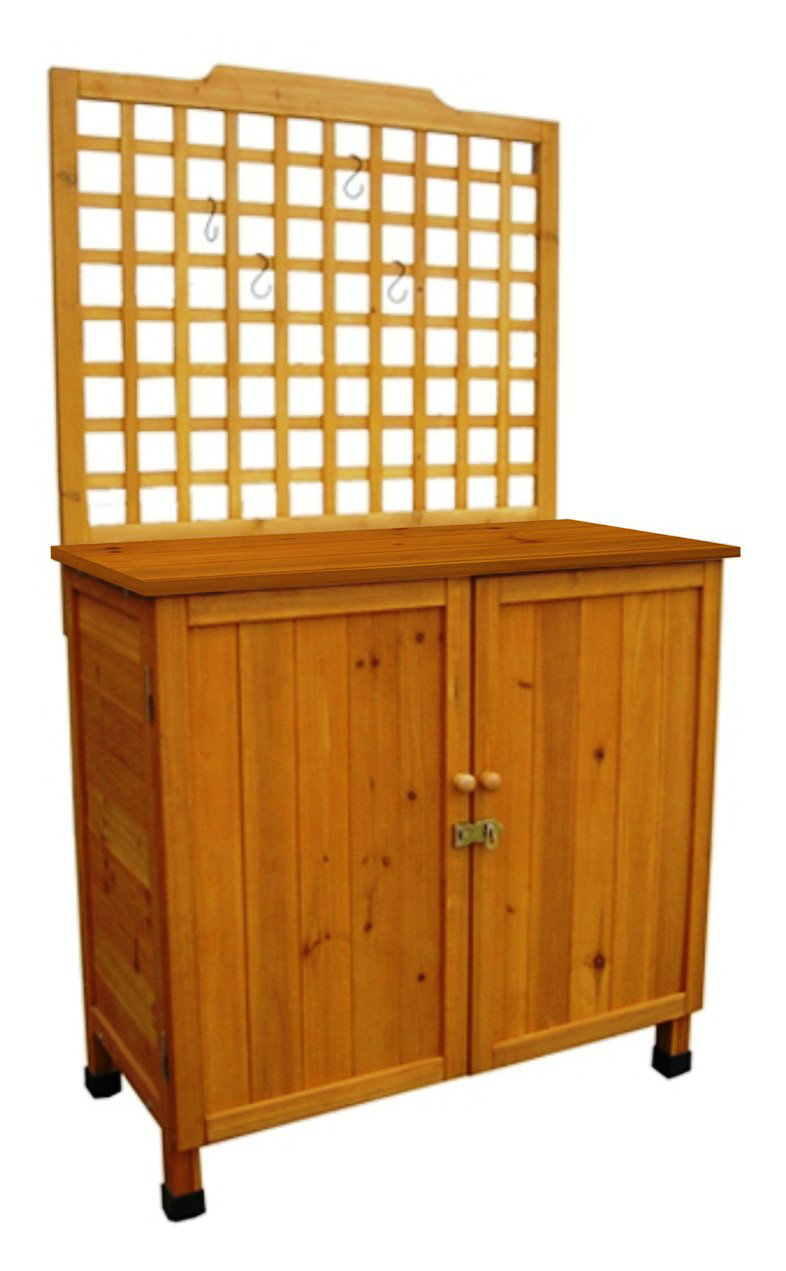 Leisure Season Potting Table with Storage & Reviews Wayfair