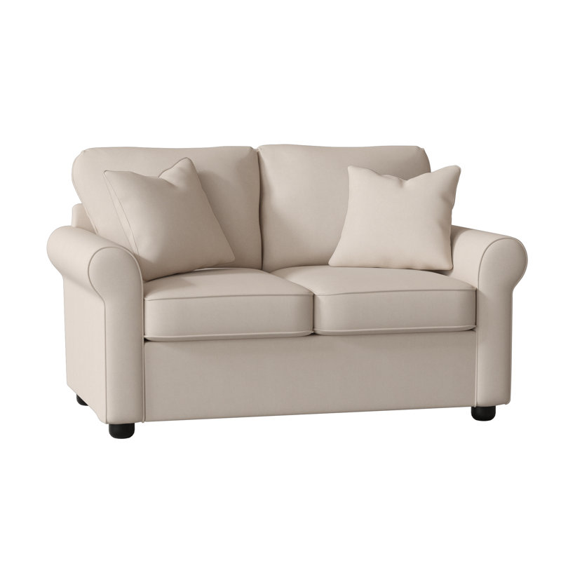 Manning Cotton 60" Rolled Arm Loveseat