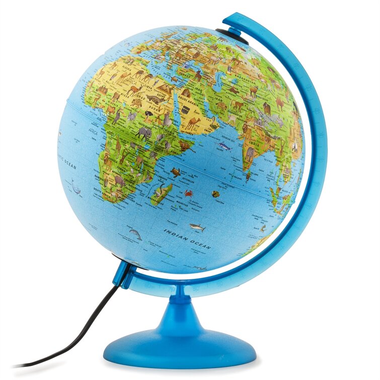 Latitude Run® Animals Globe | Wayfair