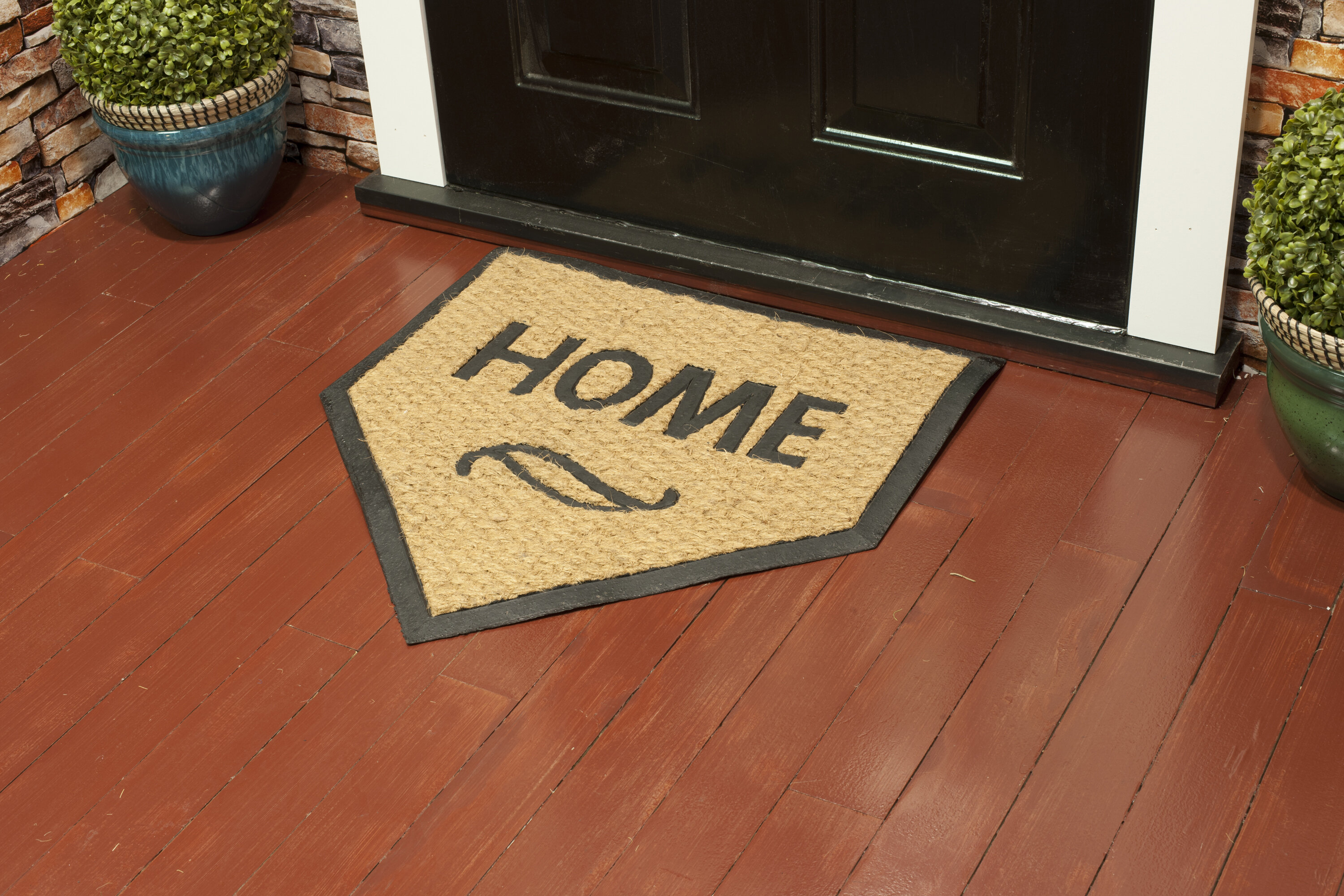 Bomford Tuffcor Home Plate 24 X 24 Non Slip Outdoor Door Mat