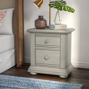 Dickens 2 Drawer Nightstand by Beachcrest Home