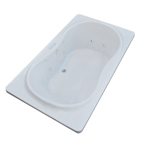 Cayman Dream Suite 71.38 x 41.5 Rectangular Air & Whirlpool Jetted Bathtub by Spa Escapes