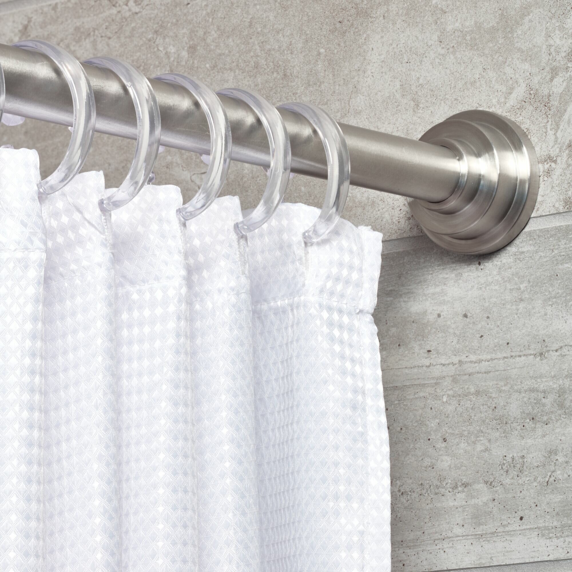 shower curtain tension rod length