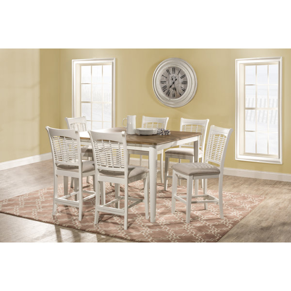 Hartling Bayberry 7 Piece Counter Height Dining Set By August Grove Best #1