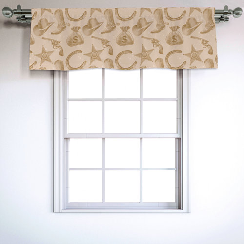 East Urban Home Western 54 Window Valance Wayfair