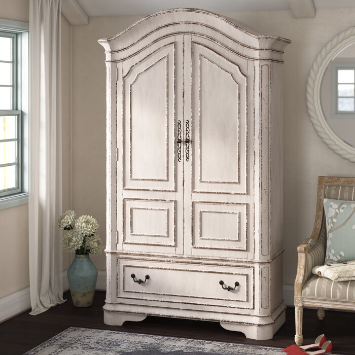 One Allium Way Treport Wardrobe Armoire Reviews Wayfair Ca