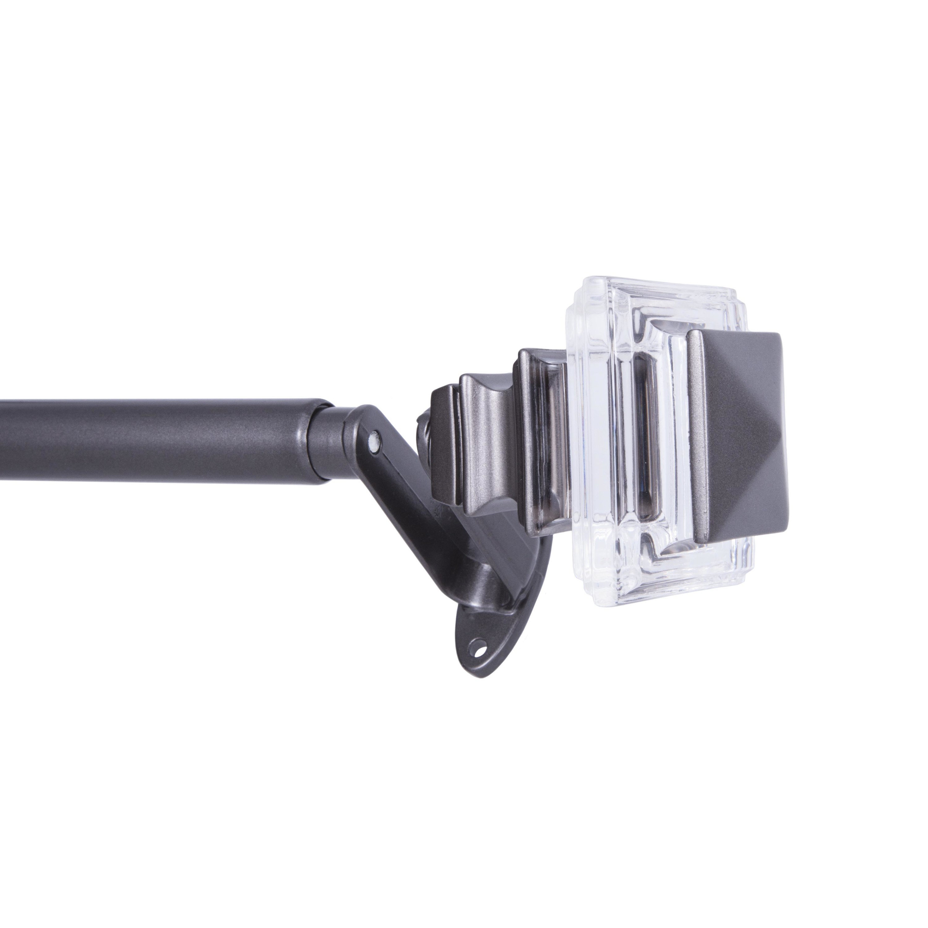 Sun Zero Faith Decorative Room Darkening Single Curtain Rod And