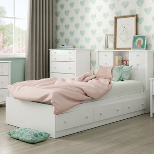 Twin Bedroom Sets For S Wayfair Little Smileys Twin Mate S Bed With 3 Drawers