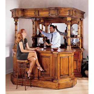 Home Bars Bar Sets You Ll Love Wayfair Tewkesbury Inn Bar With Wine Storage
