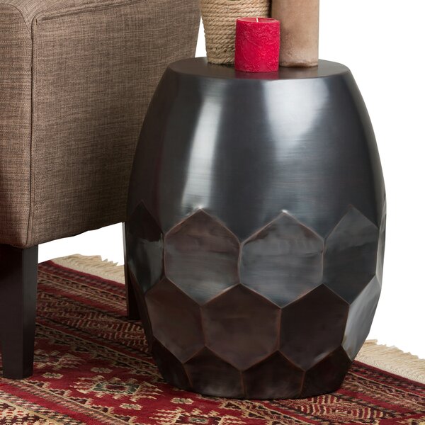 Midsomer Metal End Table By Wrought Studio