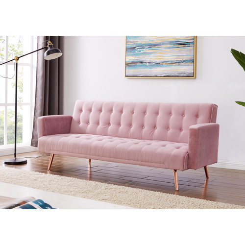 Clementine 3 Seater Clic Clac Sofa Bed Canora Grey Upholstery