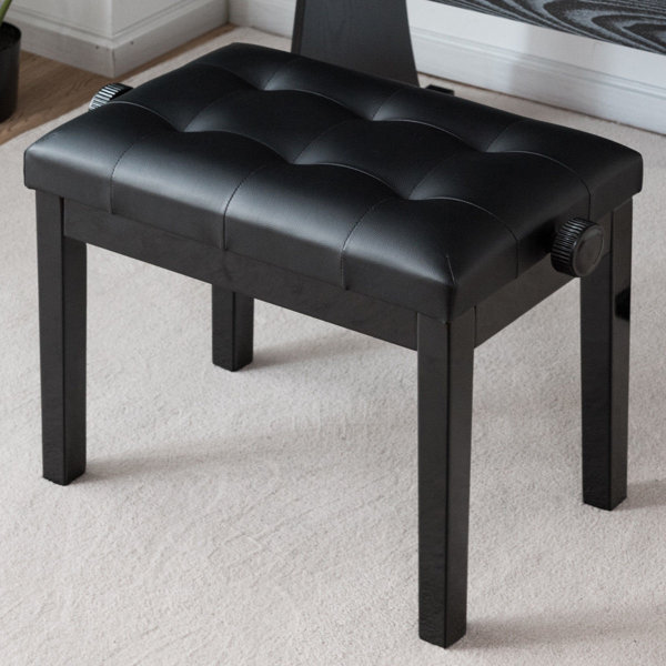 Citium Height Adjustable Piano Upholstered Bench By Winston Porter Amazing