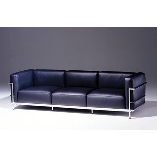 Le Corbusier Lc2 Wayfair Le Corbusier Grand Firm Comfort Leather Sofa
