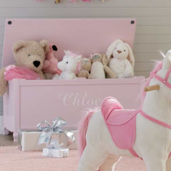 monogrammed toy box