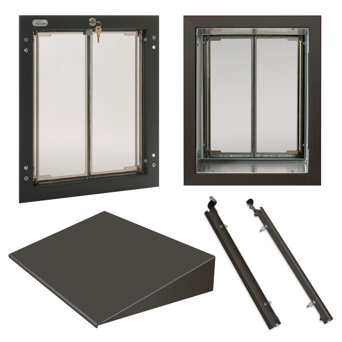 Plexidor Performance Pet Doors Large Wall Series Bundle Wayfair Ca
