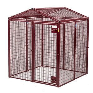 Heavy Duty Gable Covered Animal Cage