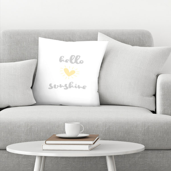 Hello Sunshine Pillow Wayfair