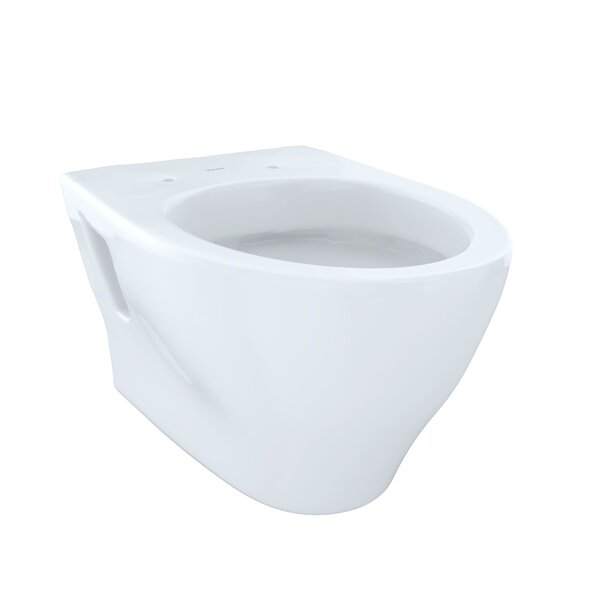 Aquia Dual-Flush Elongated Wall-Mount Toilet (Seat Not Included) by Toto
