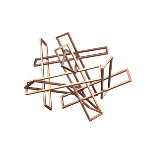 Bradsher Tangled Rectangles Sculpture (Set of 2)